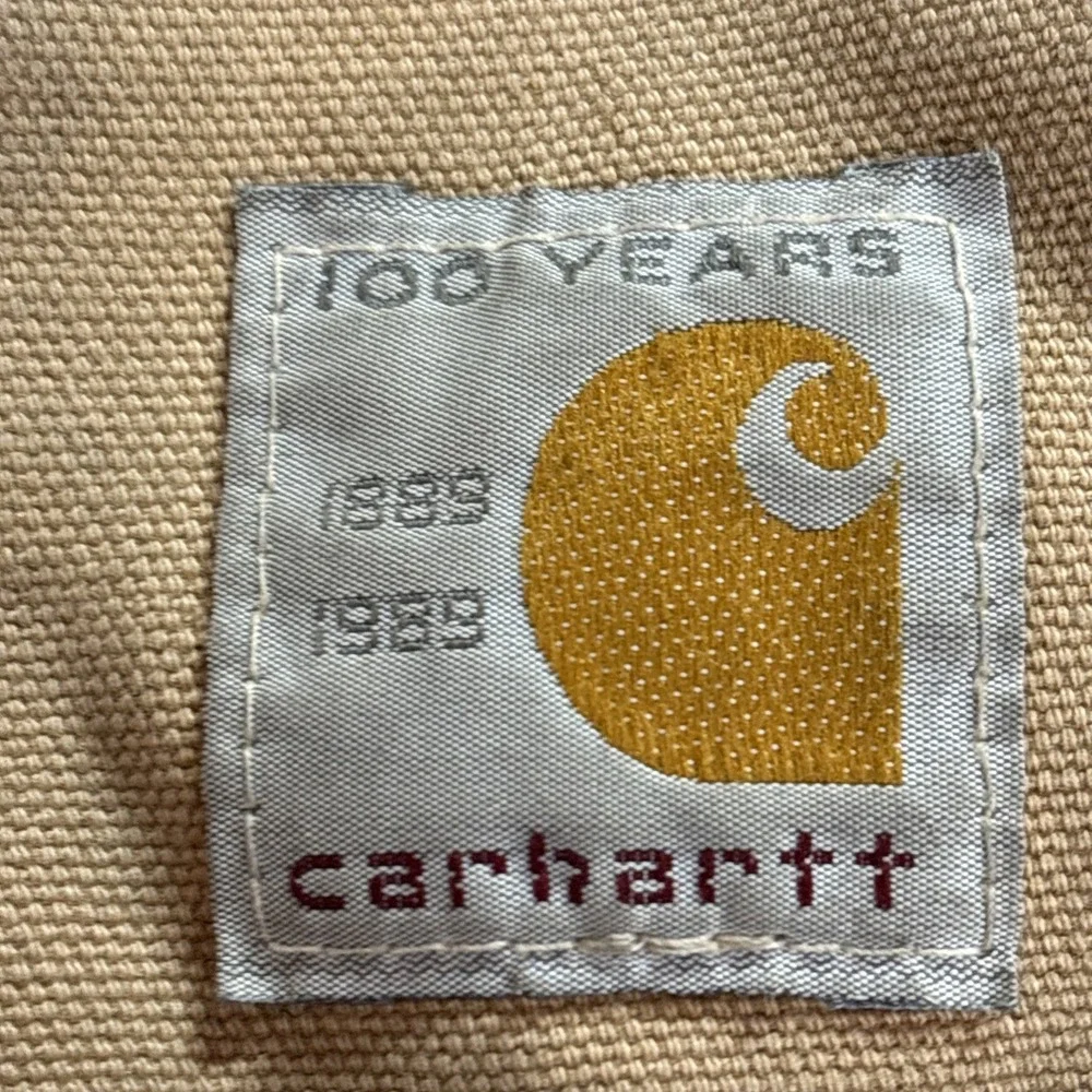 Vintage Carhartt Coveralls Size 46 Red Lined Union Made USA Work Wear
